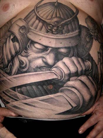 Paul Booth - Evil warrior tattoo