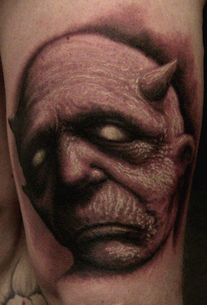 evil demon tattoos