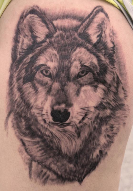 wolf tattoo by Bart Andrews : Tattoos