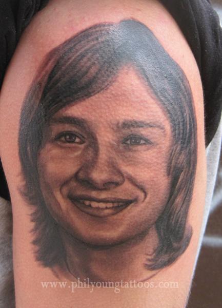 Phil Young - Portrait tatttoo in Iceland