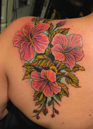 Ben Pease - Floral back piece