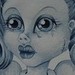 little girl blue Original Art Design Thumbnail