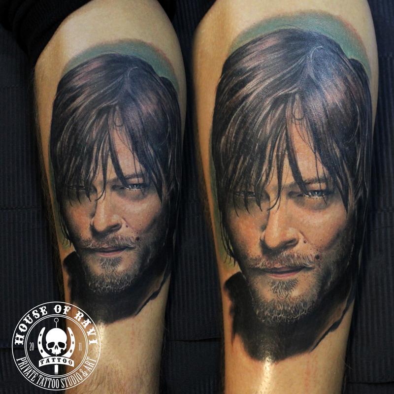 Daryl Dixon by RaviLassi TattooNOW