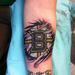 Tattoos - boston bruins logo  ripped skin  - 75134