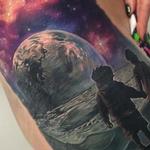 Tattoos - Boy and Girl on Moon - 99601