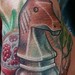 Tattoos - chess piece with pomengranite - 47803