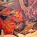 Tattoos - Warrior Leaves Tattoo - 20479