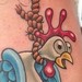 Tattoos - HANGING ROOSTER - 46304