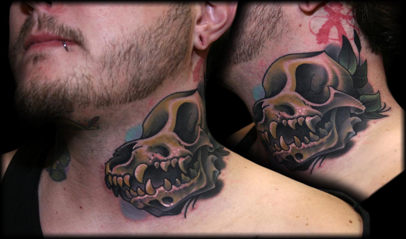 yorkie skull by Jeff Ensminger: TattooNOW