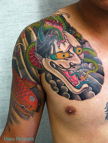 Koi+dragon+tattoo+flash