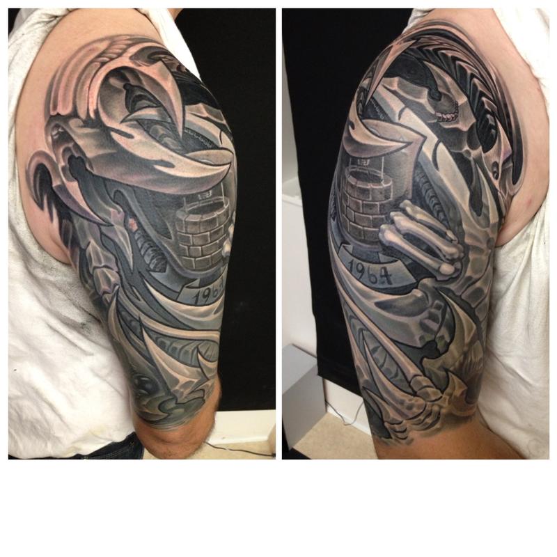 mechanic tattoo sleeve