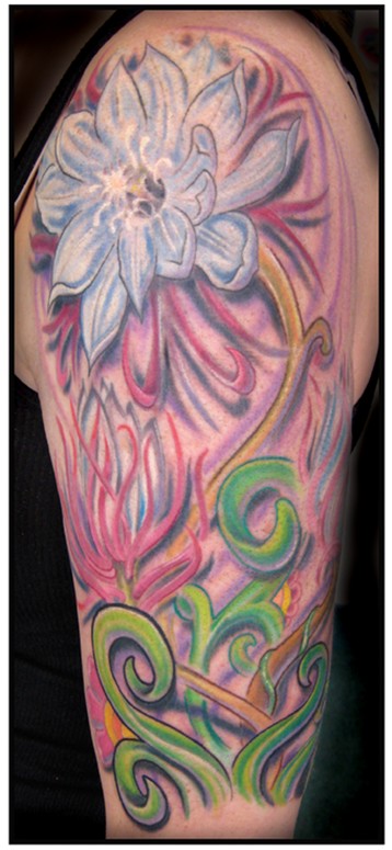 Classic Tattoo Tattoos Custom Queen Of The Night Flower Half Classic Tattoo Tattoos Custom Queen Of The Night Flower Half
