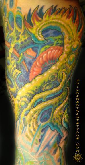 Looking for unique  Tattoos? Bio organic innerarm