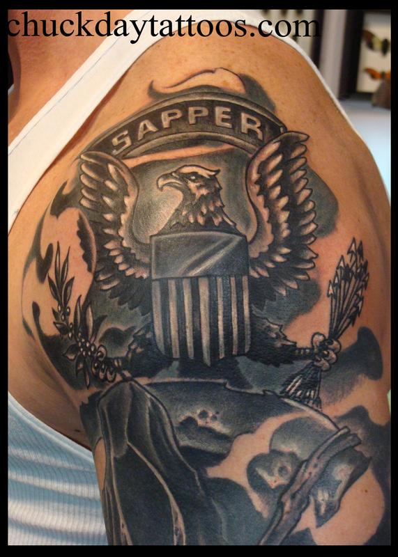 SAPPER by Chuck Day Tattoos