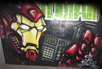 Tattoos - IRONMAN Graffiti - 43410