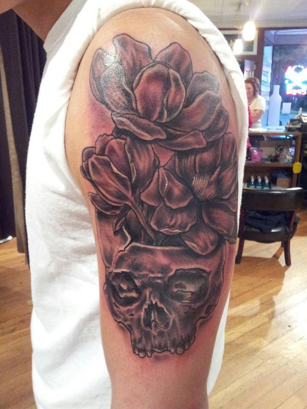 tattoos for men sleeves skulls
