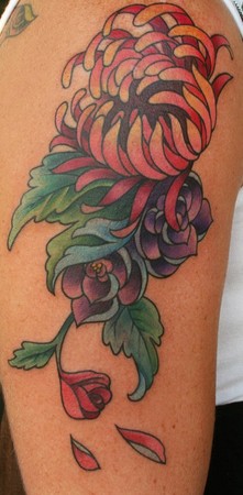 Teresa Sharpe - Chrysanthemum coverup