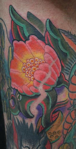 Color Flower Tattoo