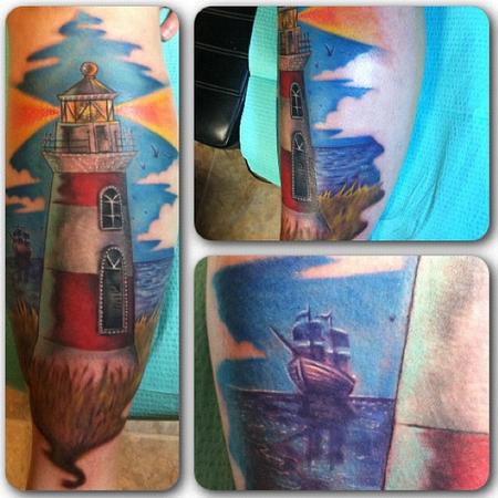 Johnny Smith - freehand lighthouse