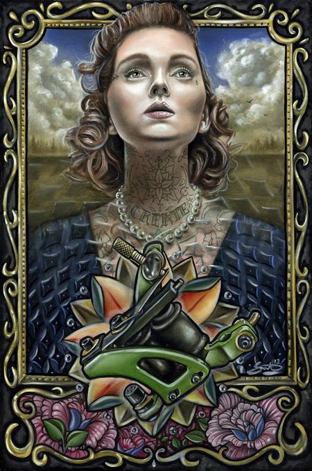 Tattoos - Commission painting for next generation tattoo machines - 73366