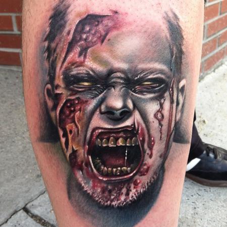 Tattoos - Screaming zombie - 73571