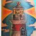 Tattoos - freehand lighthouse - 71799