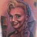 Tattoos - marilyn monroe portrait by johnny smith - 68417