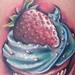 Tattoos - Strawberry Cupcake Tattoo - 68337