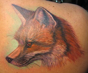 fox tattoo animal