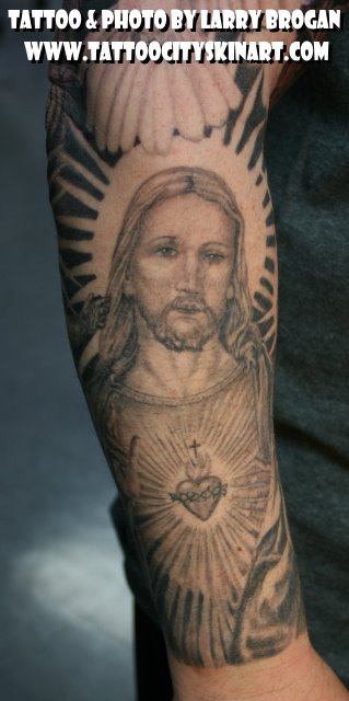jesus christ by larry brogan tattoos jesus christ by larry brogan tattoos