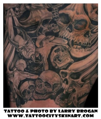 Forearm Skull Tattoos
