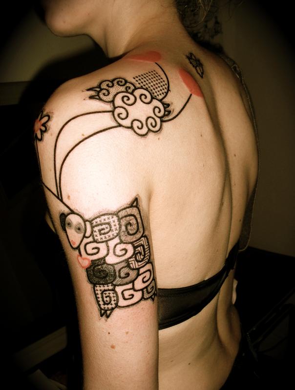 flying sheep tattoo by noon tattoonow flying sheep tattoo by noon tattoonow