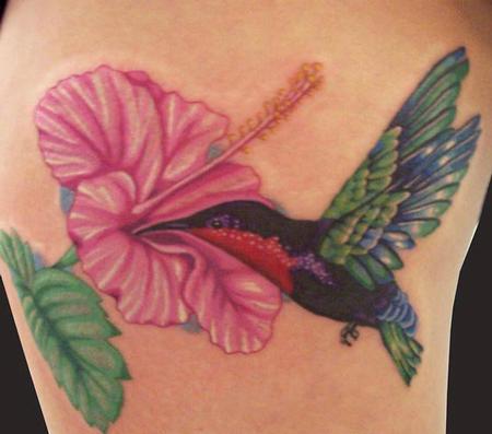 Chad Newsom - Humming Bird Tattoo