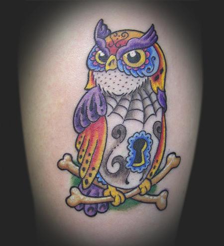 James Rowe - Day of the Dead inspired Owl