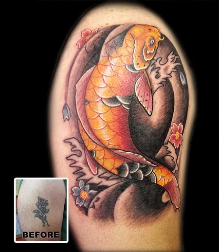 Chad Newsom - Gold Koi Cover Up