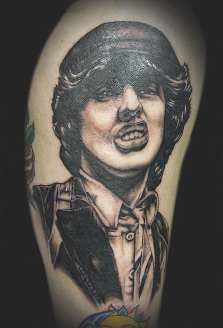 James Rowe - Angus Young Portrait