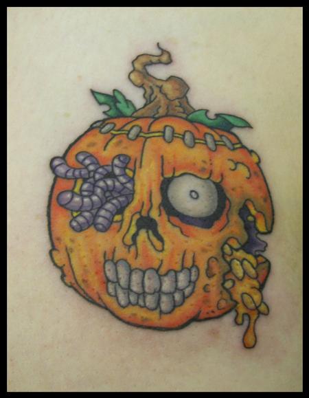 James Rowe - zombie pumpkin