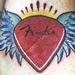Tattoos - Guitar PIck with Wings - 62857