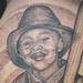 Tattoos - Baseball Boy Black and Grey Portrait - 60811
