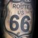 Tattoos - Route 66 Sign with Crow - 60778
