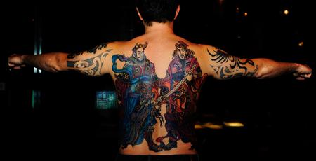 Neo-traditional Dragon Back Tattoo by Joey Pang: TattooNOW