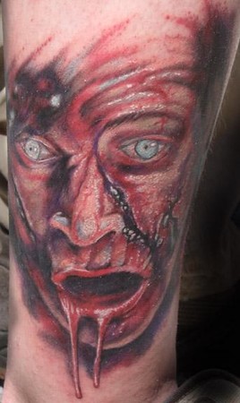 Powerline Tattoo Tattoos Color Resident Evil Zombie