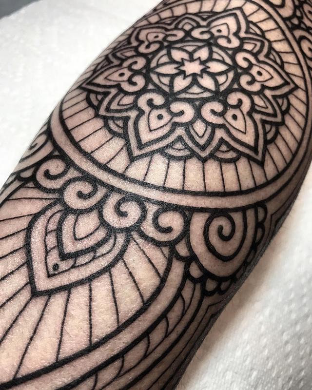 Ornamental Blackwork by Clinton Lee TattooNOW