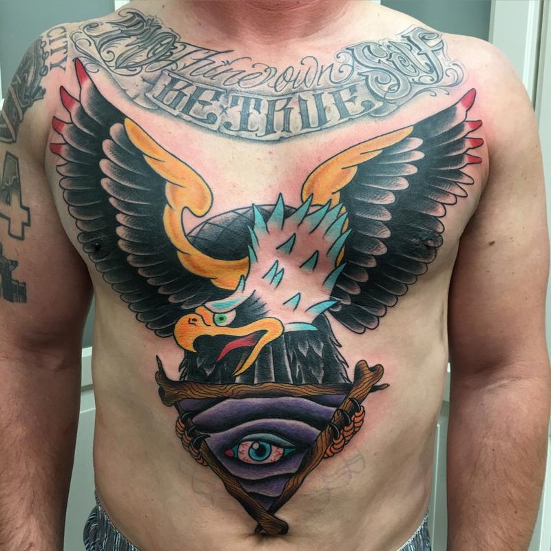 Eagle All Seeing Eye by Cody Hennings: TattooNOW