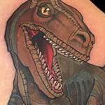 Velociraptor  Tattoo Design Thumbnail