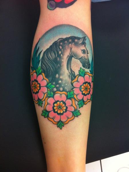 Rebecca Smith - Traditional Horse Tattoo