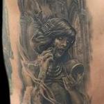 Rember Tattoos : Tattoos : Original Art : Black and Grey Realism Harpy Eagle