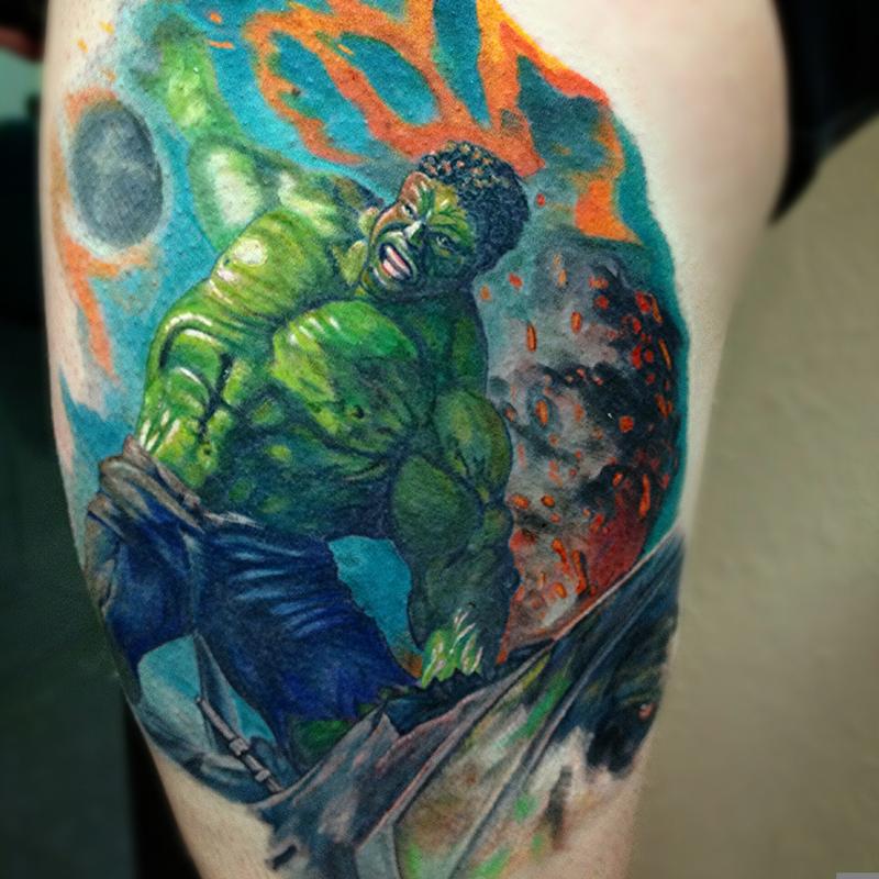 Incredible Hulk By Robbie Ripoll TattooNOW