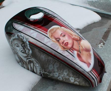 Tattoos - Marilyn Monroe Sportster Tank - 112190