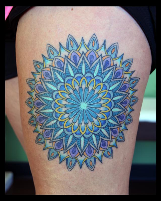 Healed Color Mandala by Scotty DeQuasie II TattooNOW